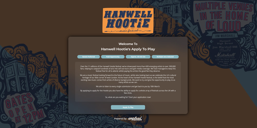 Apply To Play Hanwell Hootie 11th May 2024